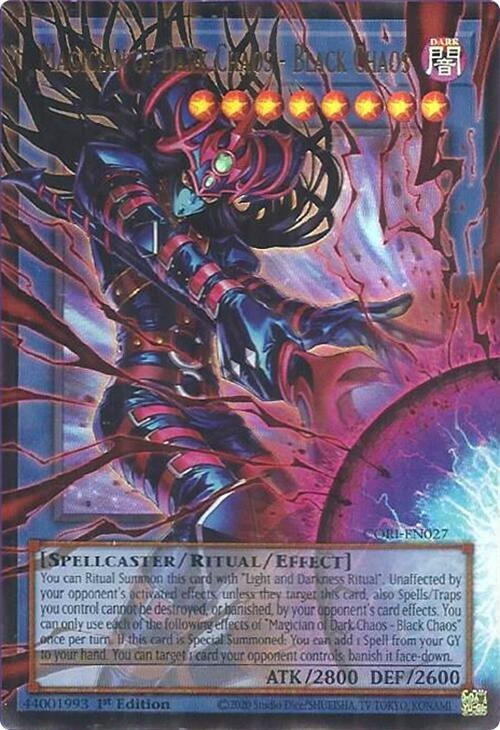 Magician of Dark Chaos - Black Chaos (Extended Art) - Chaos Origins (CORI)